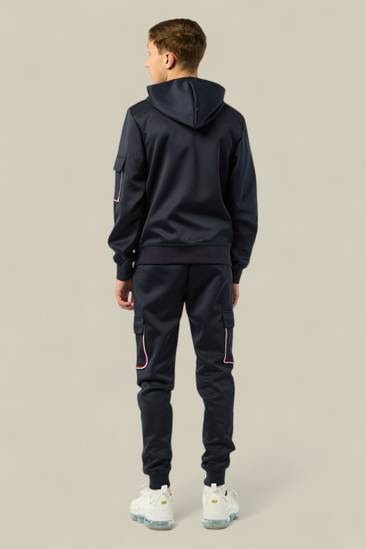Tom Smart Zipped  Tracksuit BT8277 in Black
