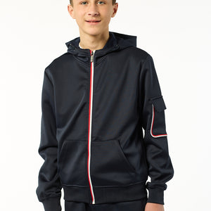 Load image into Gallery viewer, Tom Smart Zipped  Tracksuit BT8277 in Black
