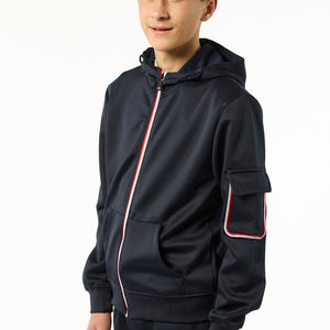 Load image into Gallery viewer, Tom Smart Zipped  Tracksuit BT8277 in Black
