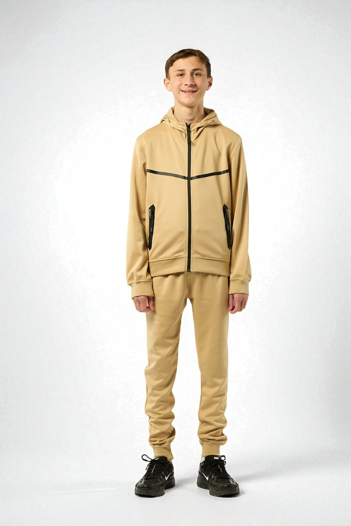 Ryan Premium Stylish Tracksuit BT0622 in Beige
