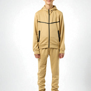 Load image into Gallery viewer, Ryan Premium Stylish Tracksuit BT0622 in Beige

