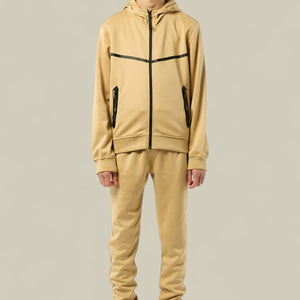 Load image into Gallery viewer, Ryan Premium Stylish Tracksuit BT0622 in Beige
