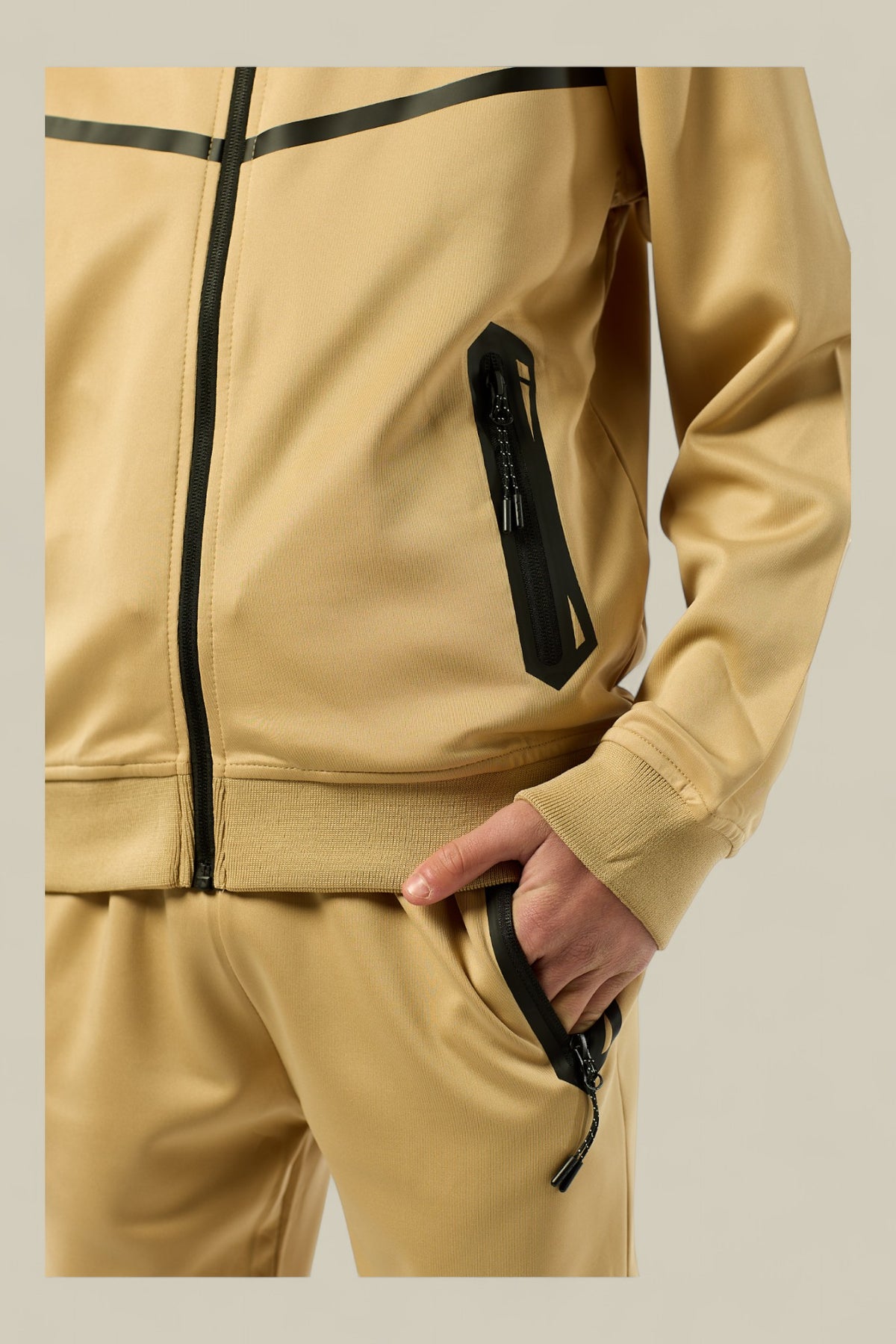 Ryan Premium Stylish Tracksuit BT0622 in Beige