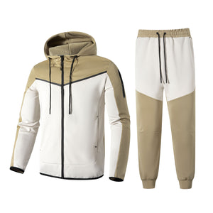 Load image into Gallery viewer, Fred Tracksuit BT007/BT008/BT009  in Beige/white
