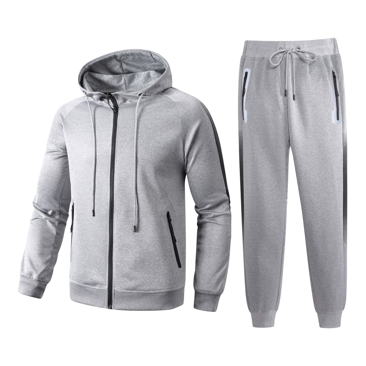 Louis Contrast Tone Tracksuit BT2366 in  Grey