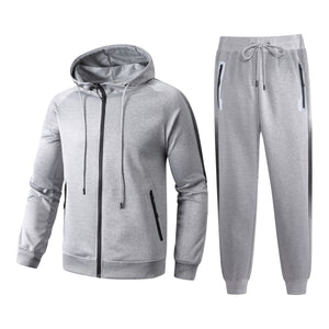 Load image into Gallery viewer, Louis Contrast Tone Tracksuit BT2366 in  Grey
