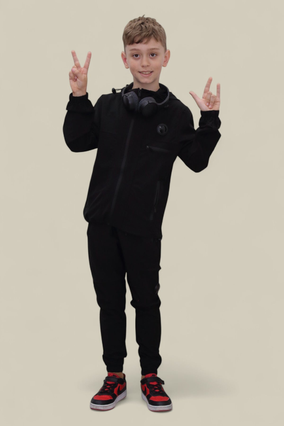 Hunter Premium active sports tracksuit  Black