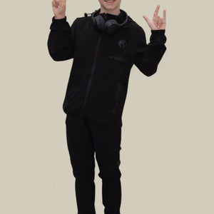 Load image into Gallery viewer, Hunter Premium active sports tracksuit  Black
