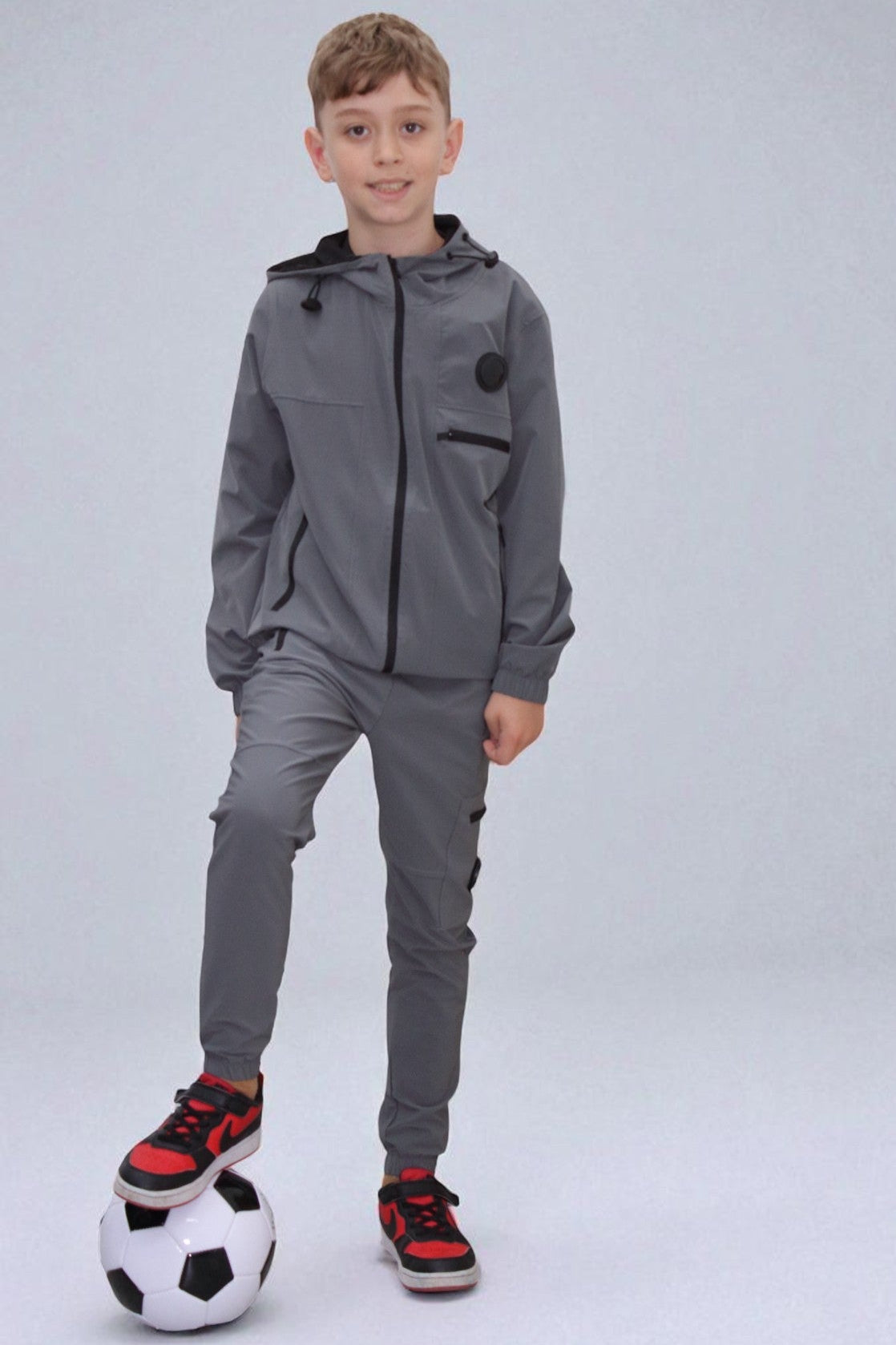 Hunter Premium active sports tracksuit in Dark Grey