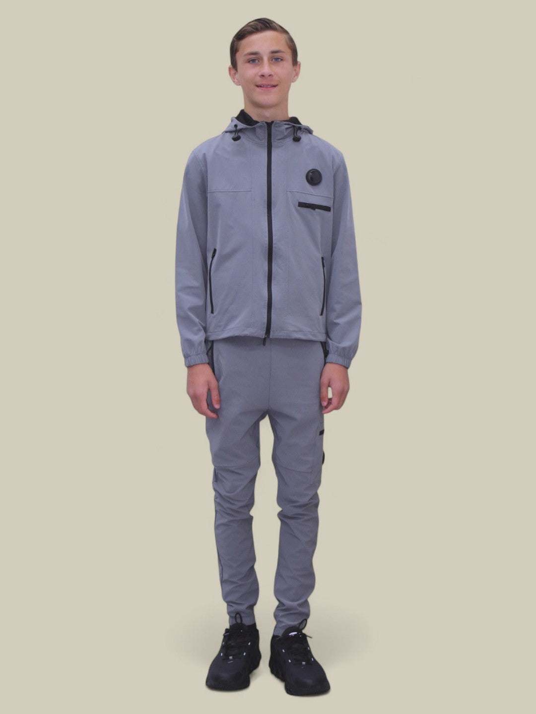Hunter Premium active sports tracksuit in light grey