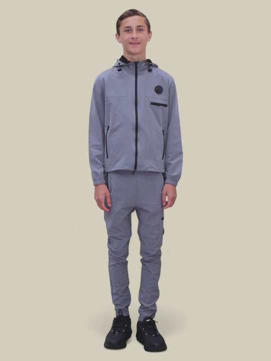 Hunter Premium active sports tracksuit in light grey