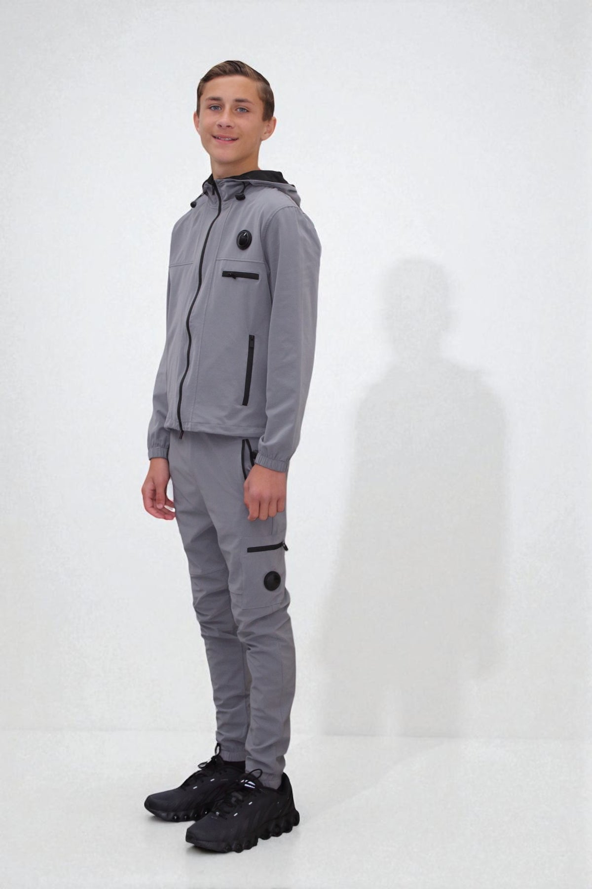 Hunter Premium active sports tracksuit in light grey