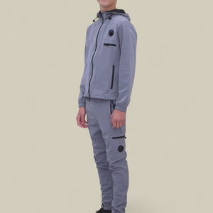 Load image into Gallery viewer, Hunter Premium active sports tracksuit in light grey
