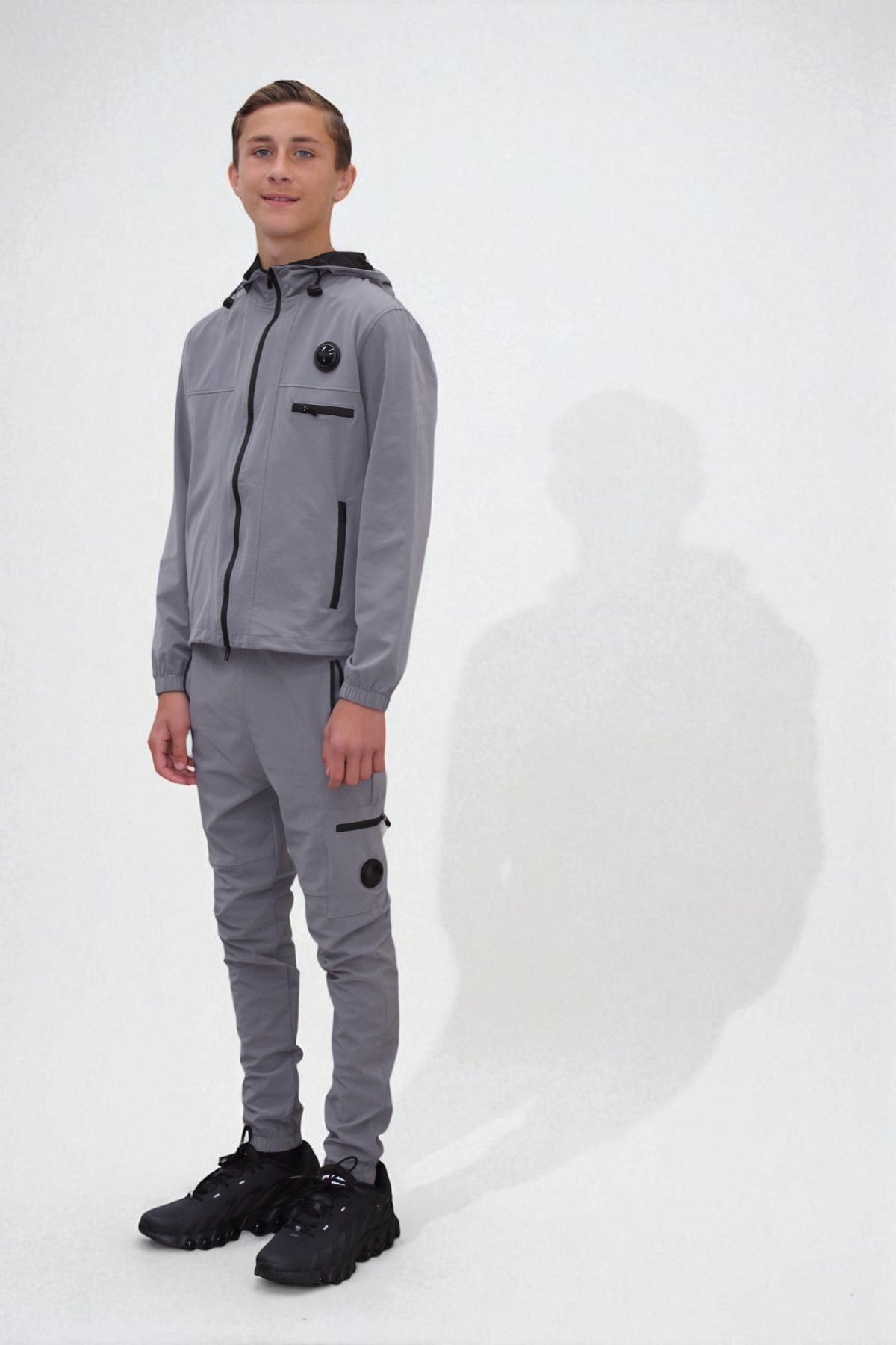 Hunter Premium active sports tracksuit in light grey