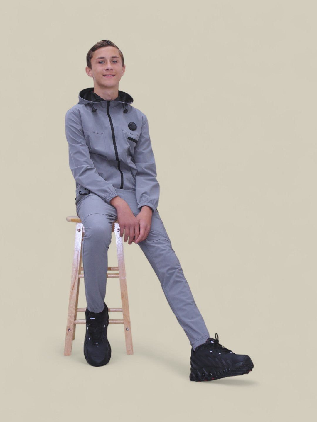 Hunter Premium active sports tracksuit in light grey