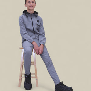 Load image into Gallery viewer, Hunter Premium active sports tracksuit in light grey
