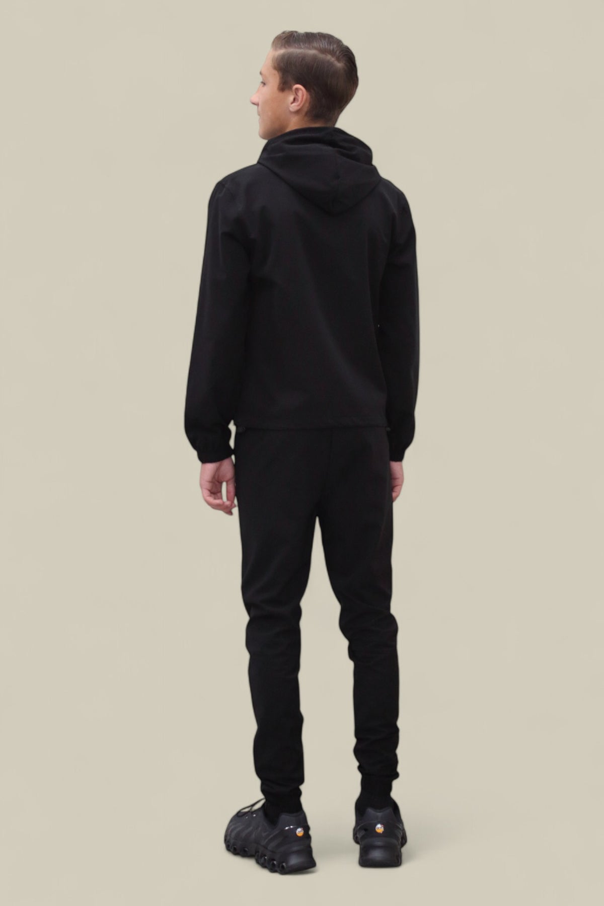 Joey Smart Zipped  Tracksuit- NBJ-195 Black