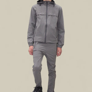 Load image into Gallery viewer, Joey Smart Zipped  Tracksuit- NBJ-195 Khaki Grey
