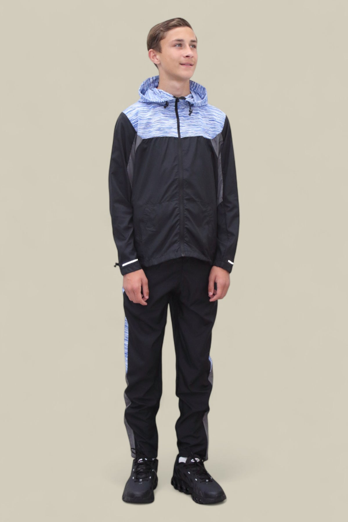 James Active Trex Tracksuit BT2411 Blue and Black