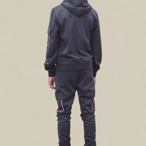 Load image into Gallery viewer, Tom Smart Zipped  Tracksuit BT8277 in Grey
