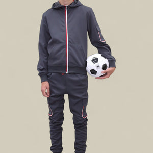 Load image into Gallery viewer, Tom Smart Zipped  Tracksuit BT8277 in Grey
