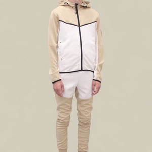 Load image into Gallery viewer, Fred Tracksuit BT007/BT008/BT009  in Beige/white
