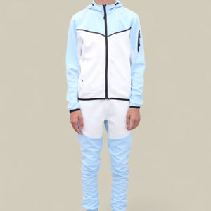 Load image into Gallery viewer, Fred Tracksuit BT007/BT008/BT009 Blue/white
