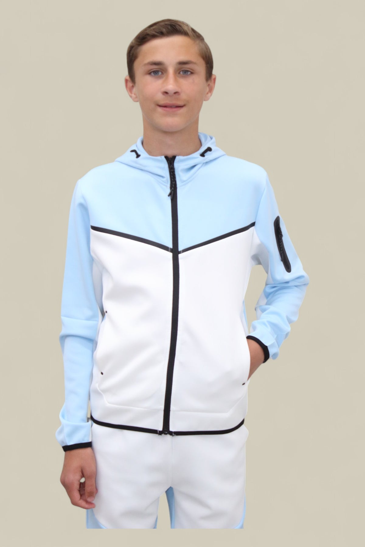 Fred Tracksuit BT007/BT008/BT009 Blue/white