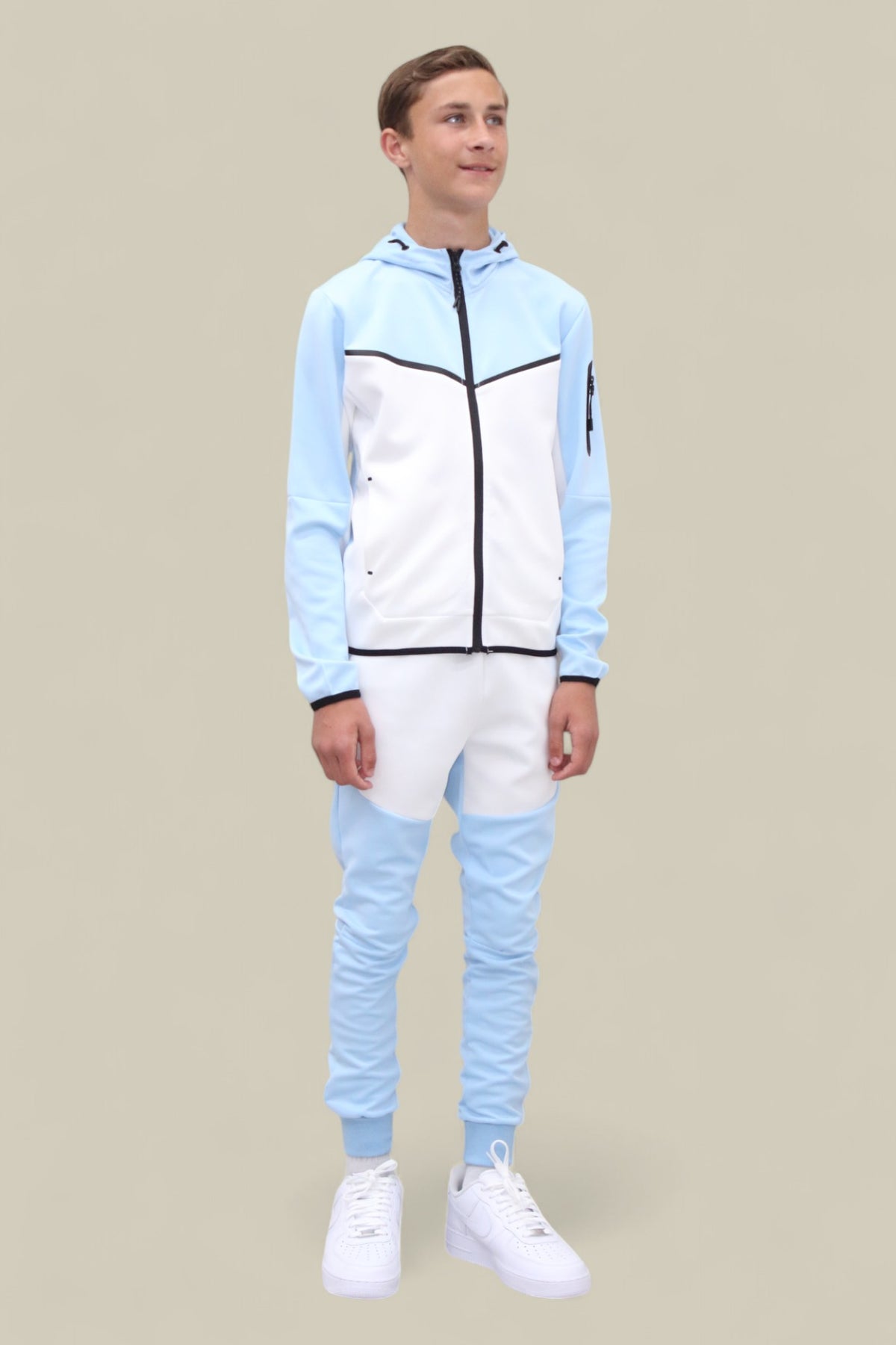 Fred Tracksuit BT007/BT008/BT009 Blue/white