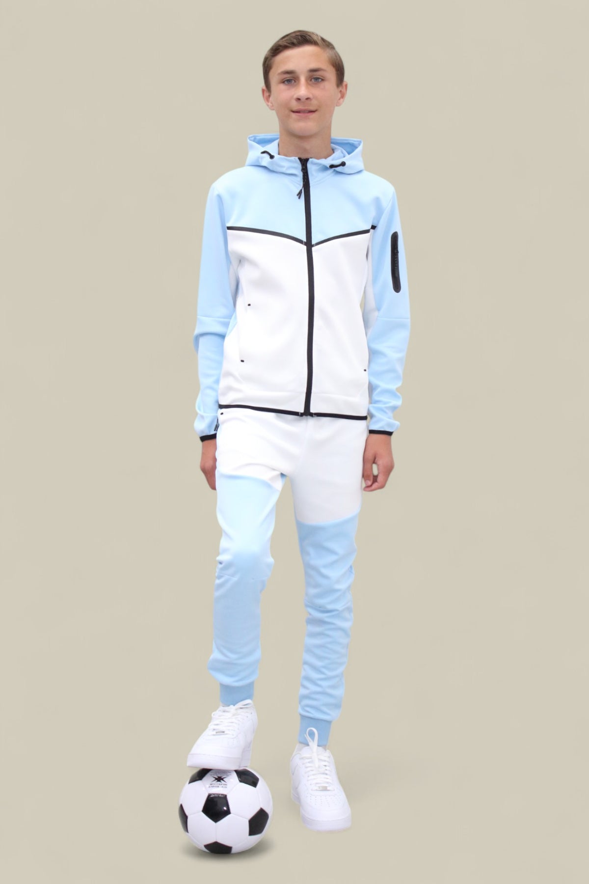 Fred Tracksuit BT007/BT008/BT009 Blue/white