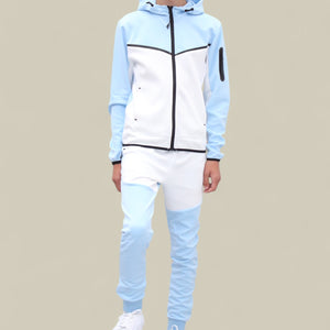 Load image into Gallery viewer, Fred Tracksuit BT007/BT008/BT009 Blue/white
