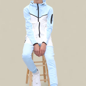 Load image into Gallery viewer, Fred Tracksuit BT007/BT008/BT009 Blue/white
