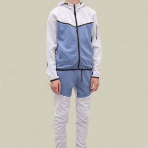 Load image into Gallery viewer, Fred Tracksuit BT007/BT008/BT009 in white/blue
