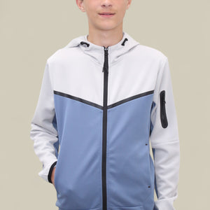 Load image into Gallery viewer, Fred Tracksuit BT007/BT008/BT009 in white/blue
