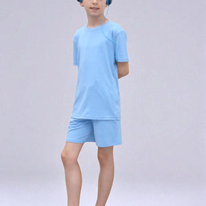 Load image into Gallery viewer, Riley Activewear Soft Fabric  BTS328 in Sky blue
