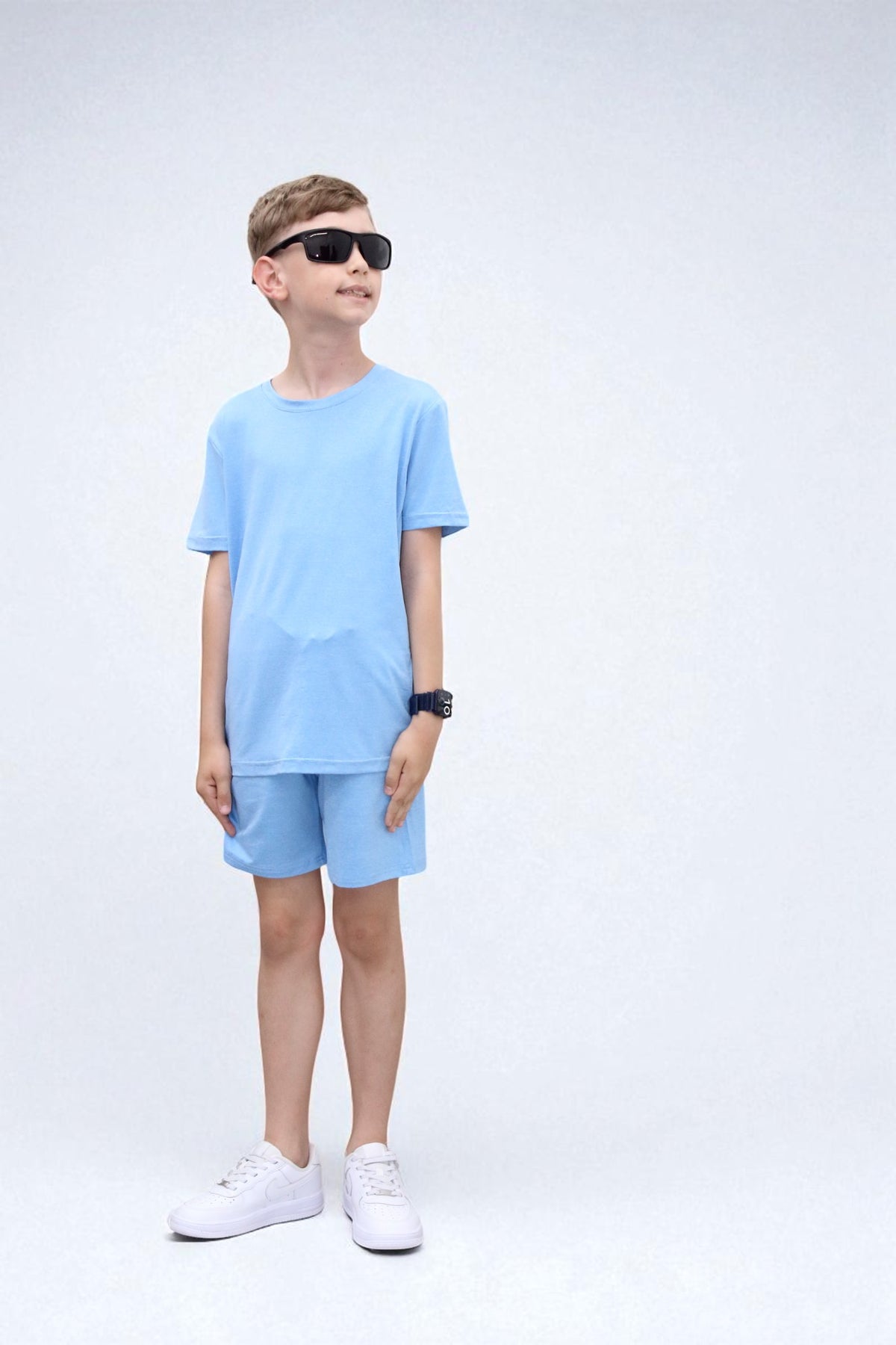 Riley Activewear Soft Fabric  BTS328 in Sky blue