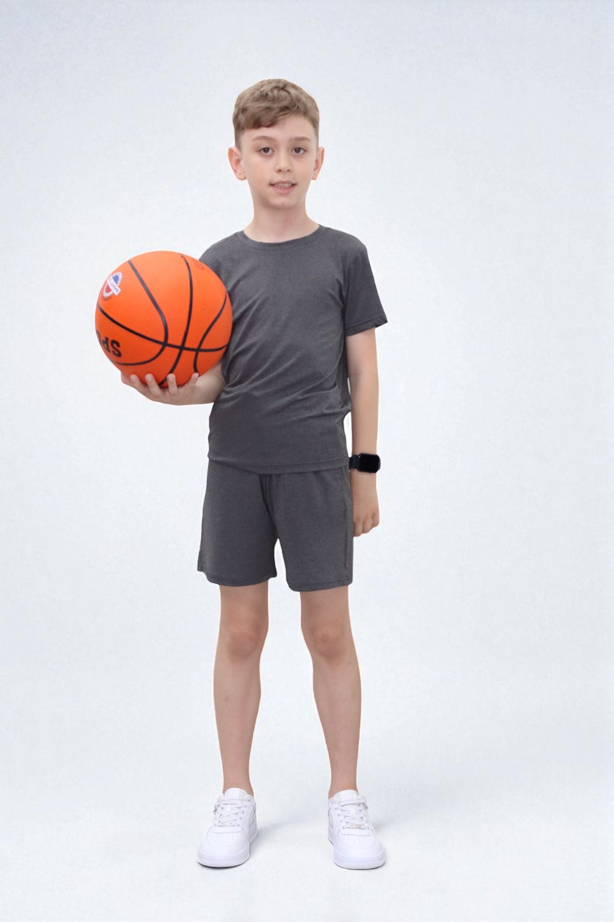 Riley Activewear Soft Fabric  BTS328 in Dark Grey