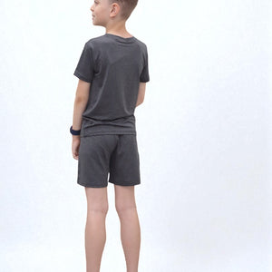 Load image into Gallery viewer, Riley Activewear Soft Fabric  BTS328 in Dark Grey
