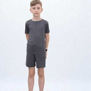 Load image into Gallery viewer, Riley Activewear Soft Fabric  BTS328 in Dark Grey
