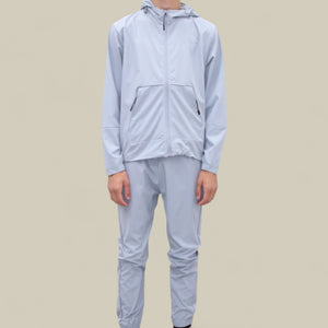 Load image into Gallery viewer, Troy Premium Nylon Winder Breaker Tracksuit Set BJ07N in Blue
