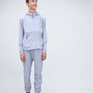 Load image into Gallery viewer, Troy Premium Nylon Winder Breaker Tracksuit Set BJ07N in Blue
