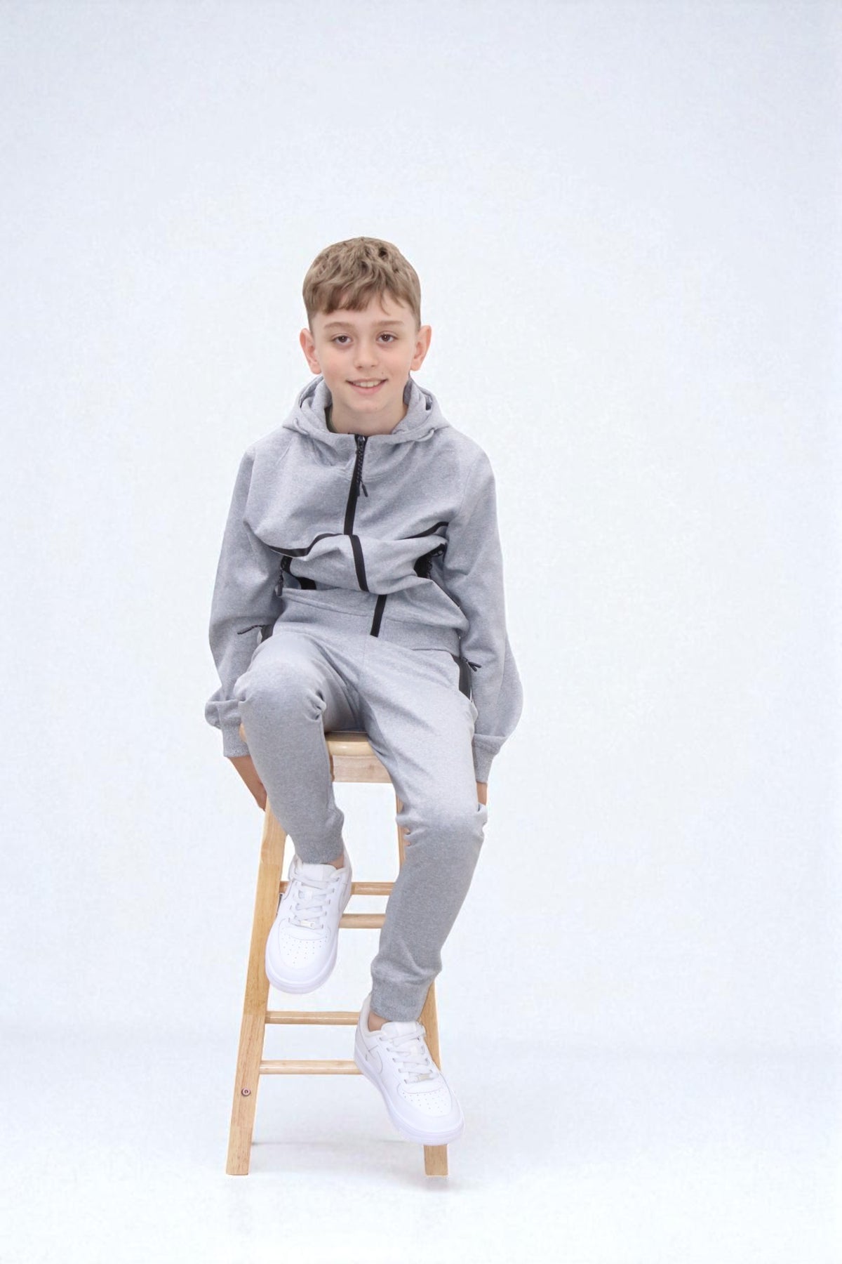 Ryan Premium Stylish Tracksuit BT0622 in Grey (Copy)