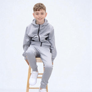 Load image into Gallery viewer, Ryan Premium Stylish Tracksuit BT0622 in Grey (Copy)
