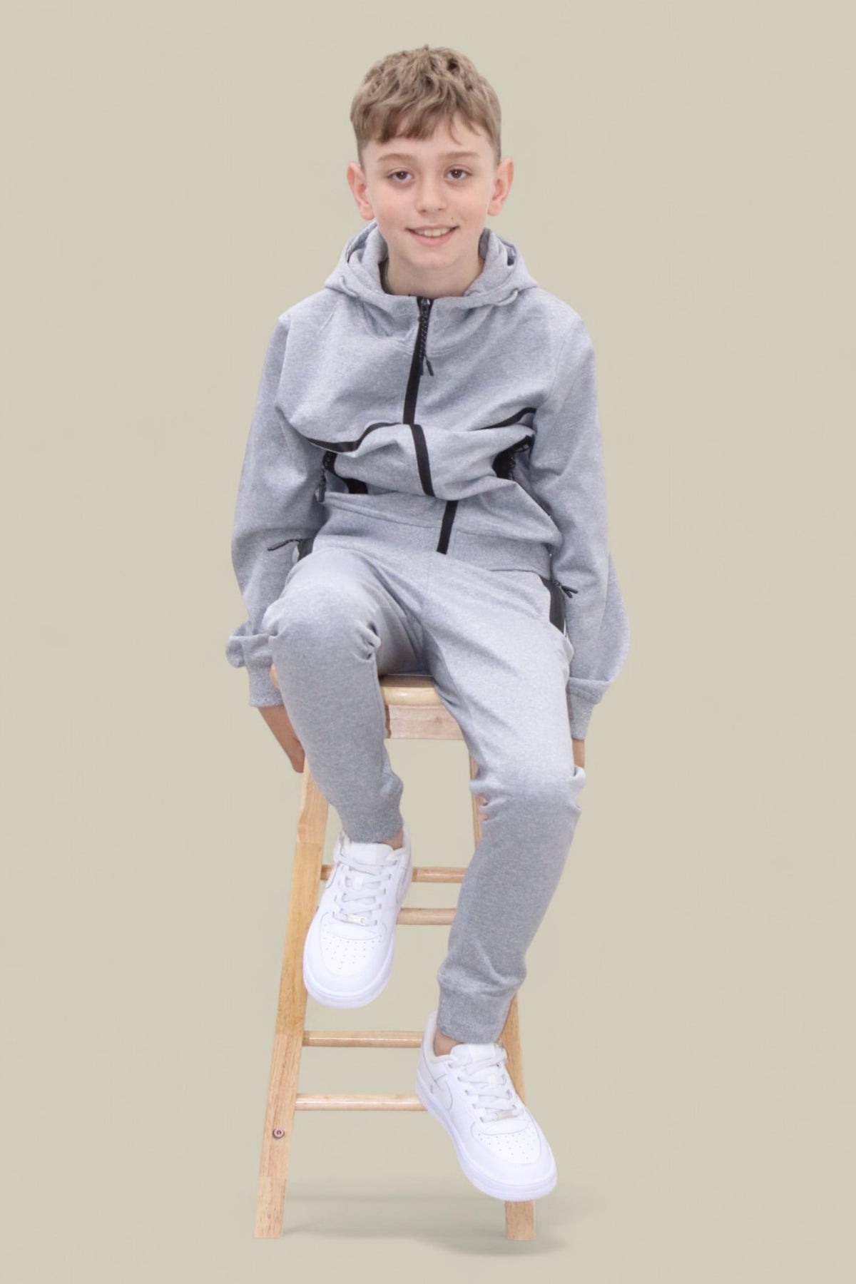 Ryan Premium Stylish Tracksuit BT0622 in Grey (Copy)