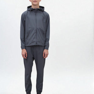Load image into Gallery viewer, Troy Premium Nylon Winder Breaker Tracksuit Set BJ07N in Slate Grey
