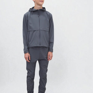 Load image into Gallery viewer, Teddy Premium Nylon Flap Tracksuit Set BJ14N in Slate Grey
