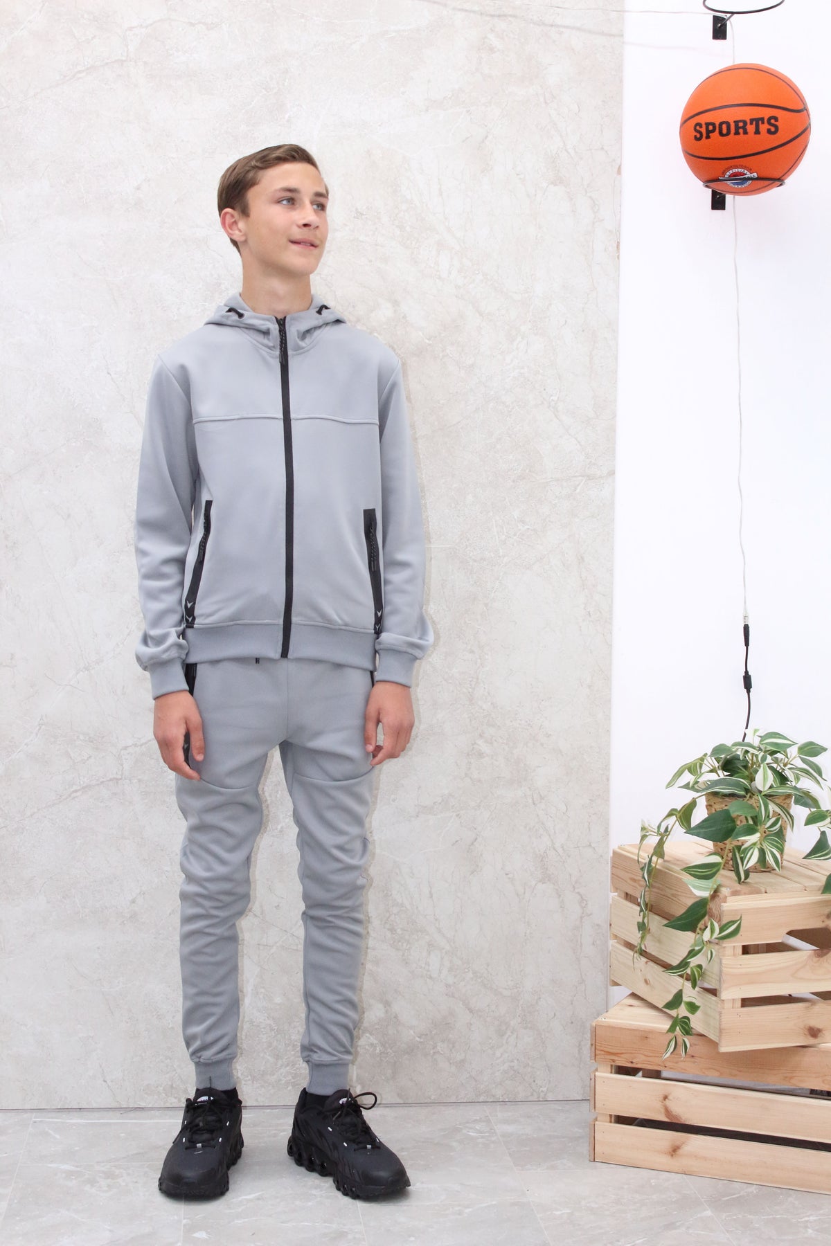 Arrow Stylish  Tracksuit BT7266 in Grey