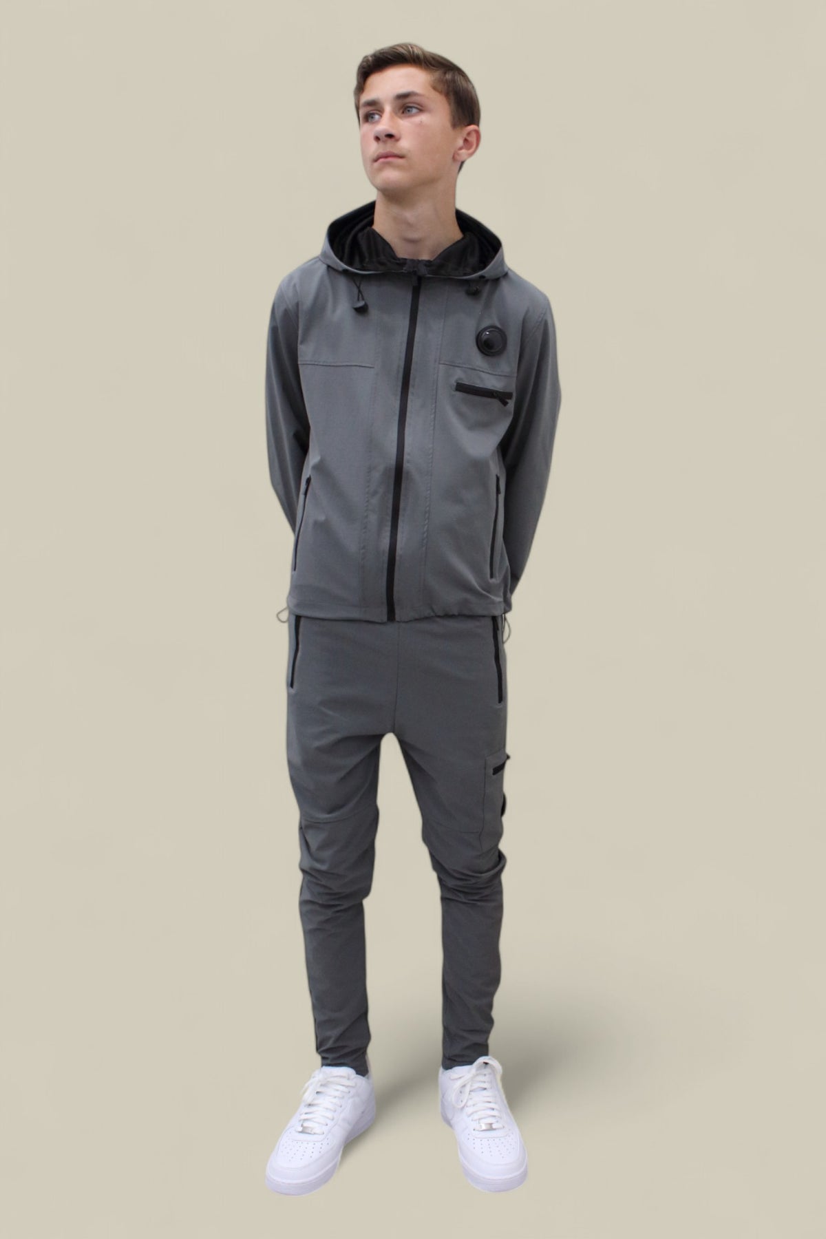 Hunter Premium active sports tracksuit in Dark Grey