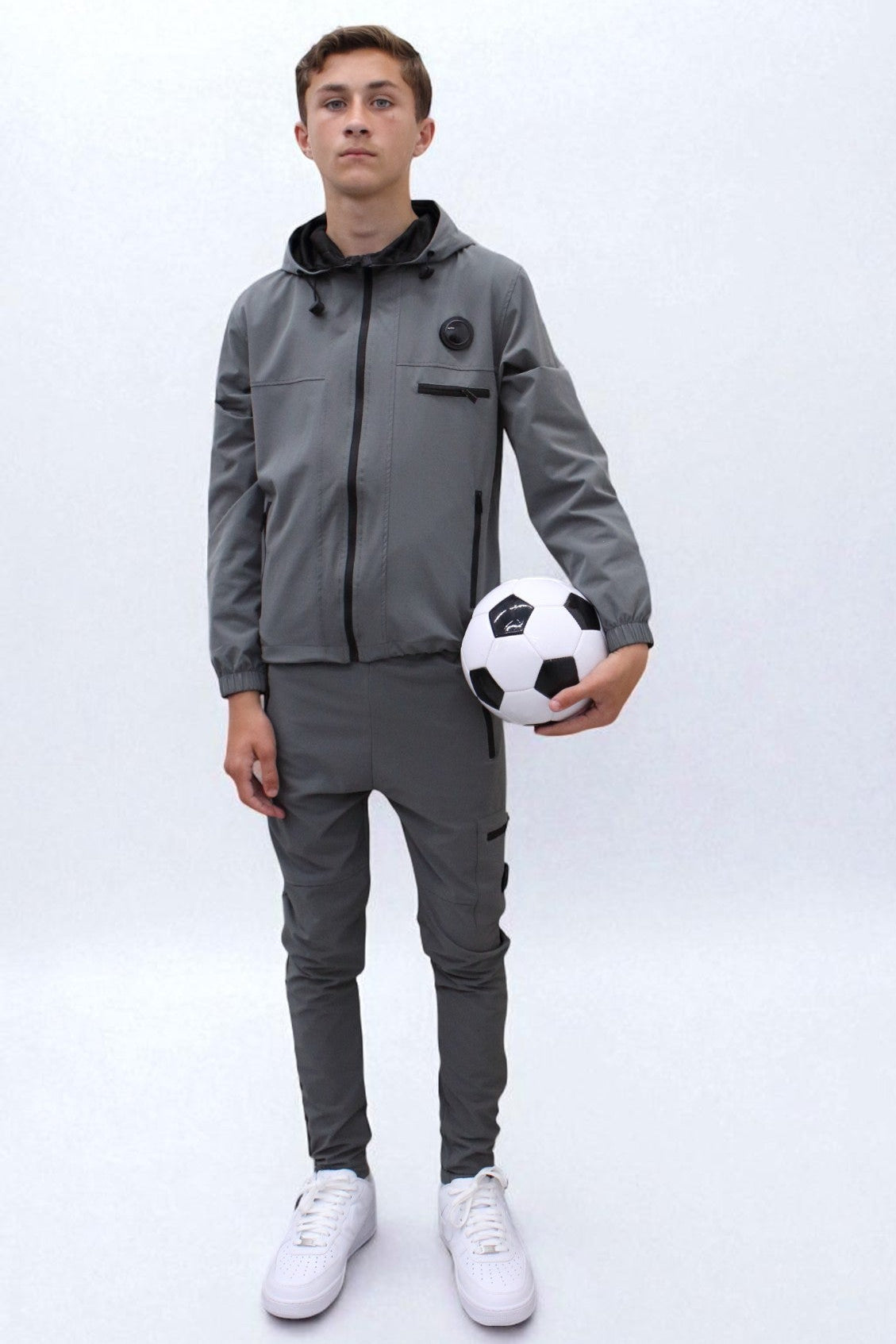 Hunter Premium active sports tracksuit in Dark Grey