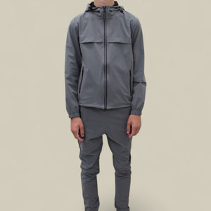 Load image into Gallery viewer, Joey Smart Zipped  Tracksuit- NBJ-195 Dark Grey

